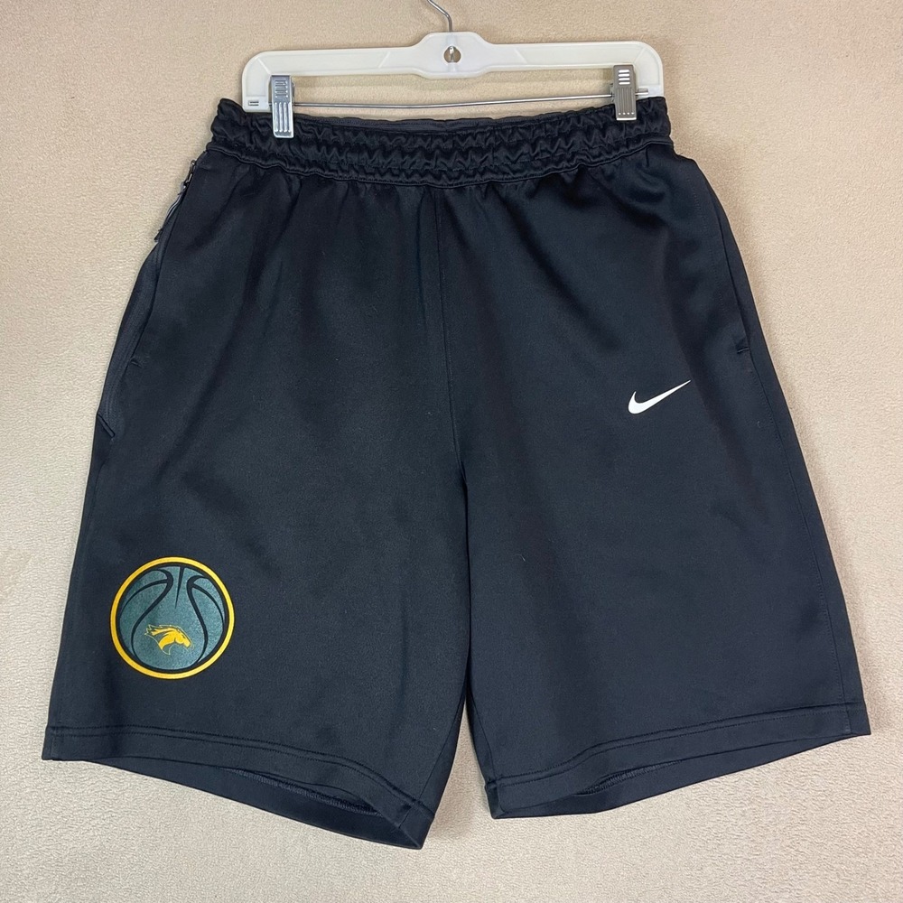 Nike Basketball Shorts Mens Large Black Dri-FIT AT5407-010 Team Graphic Pockets